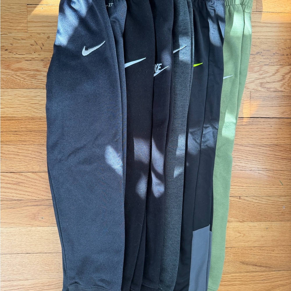 Nike Kids' Boys Assorted Sweatpants. Lot of 6. Great shape! Size 7